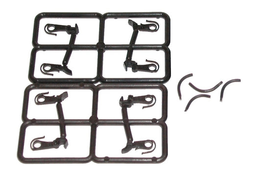 1021 Scale Size Accumate Couplers (No Draft Gear) 2-Pair