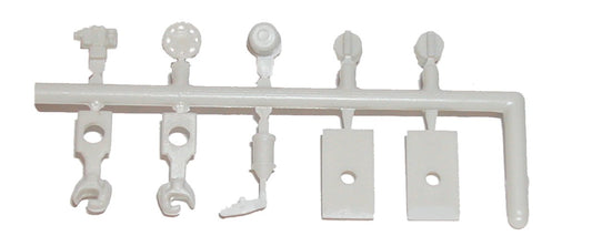 122 3-Bay ACF Hopper Brake Detail & Coupler Set