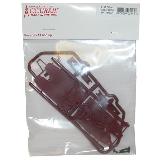 141 Offset Twin and Triple Hopper Detail Set Brown