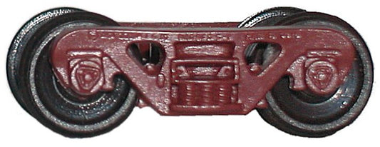 177 Roller Bearing Trucks 12 Pair - Mineral Red (Without Wheels)