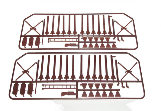 186 Auto Rack Detail Set (2) Mineral Red