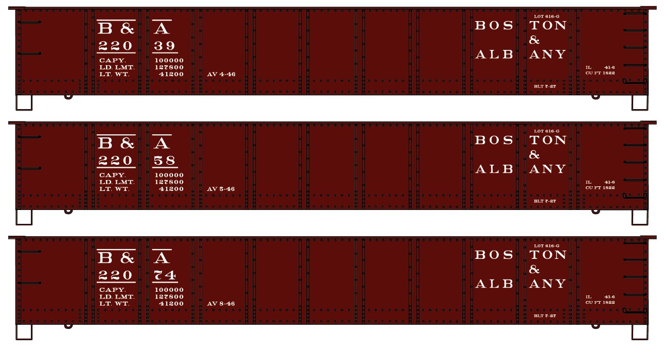 37754 Boston & Albany 3-Car Set
