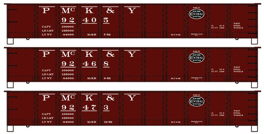 37784 Pittsburgh McKeesport & Youghiogheny 3-Car Set