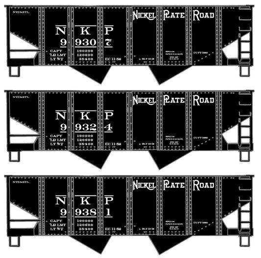 8118 Nickel Plate 3-Car Set