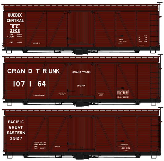 8135 Fowler Wood Boxcar 3-Car Set