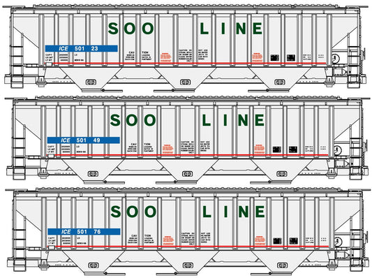 8157 Soo Line/ICE 3-Car Set