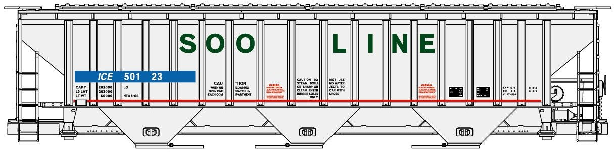 81571 Soo Line with ICE Reporting Marks