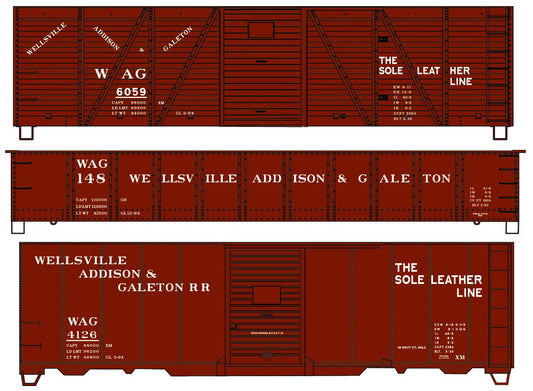8160 Wellsville Addison & Galeton 3-Car Set