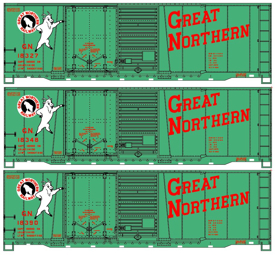 8170 Great Northern 3-Car Set