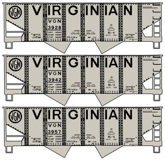 8175 Virginian Twin Hopper 3-Car Set