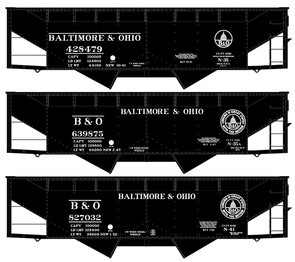 8190 Baltimore & Ohio 3-Car Set (Coming Soon)