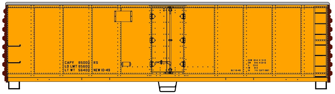 8395 Data Only (Reefer Yellow)