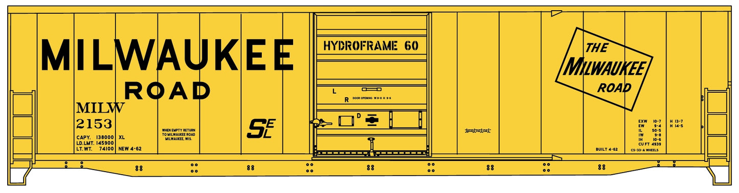 Trainfest Special Run Milwaukee Road Hydroframe 2153