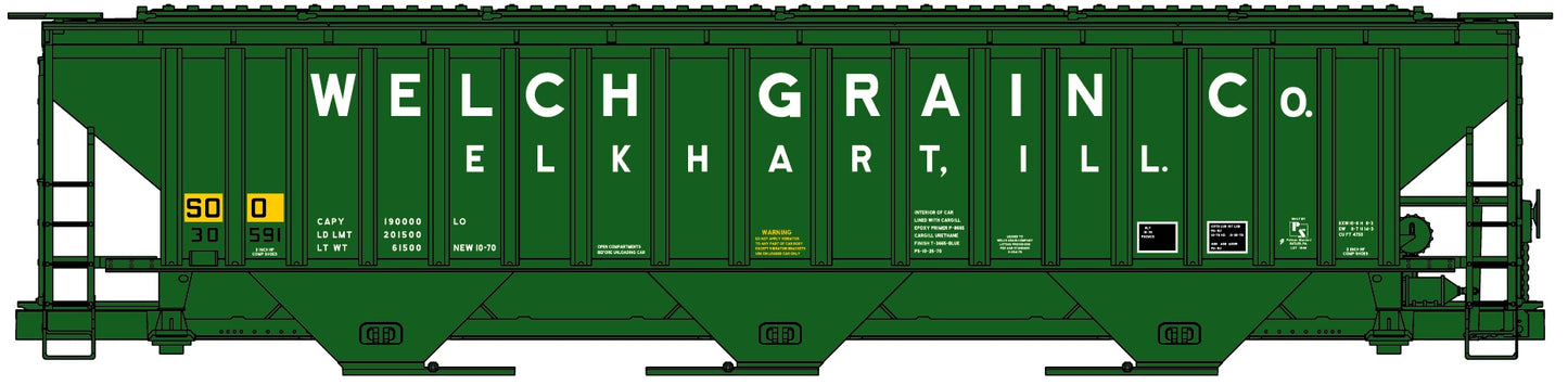 Trainfest Special Run Soo Line 30591 Ex-Welch Grain