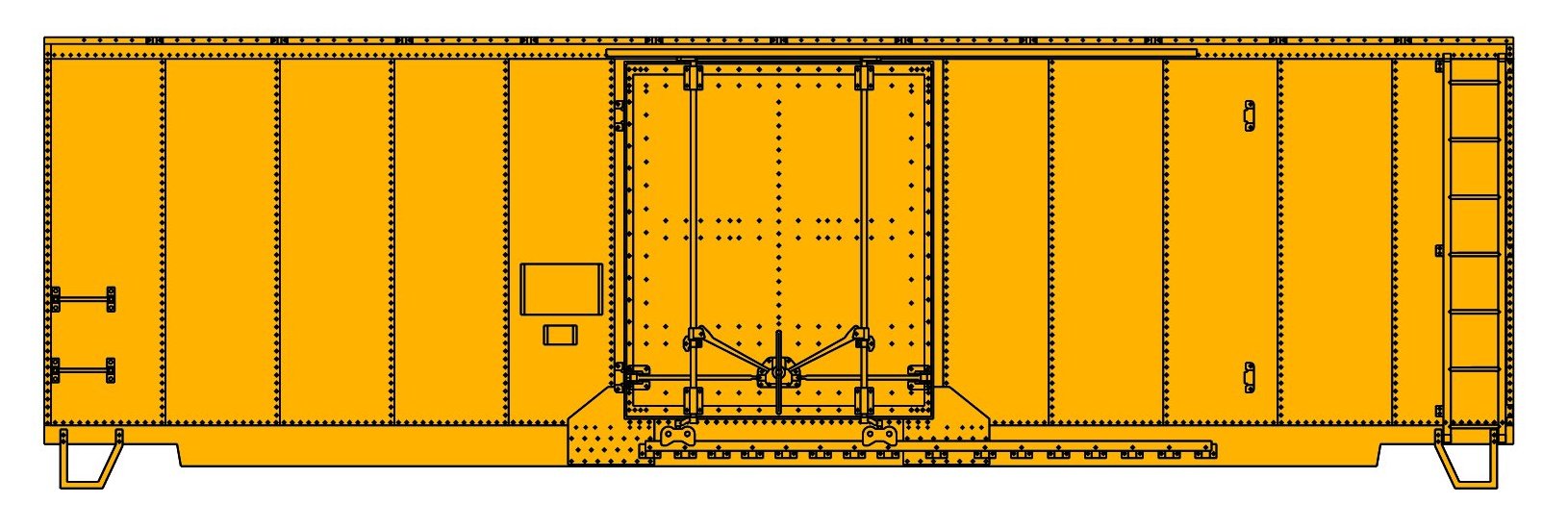 3100 Series 40' Insulated Steel Boxcar – Accurail Inc