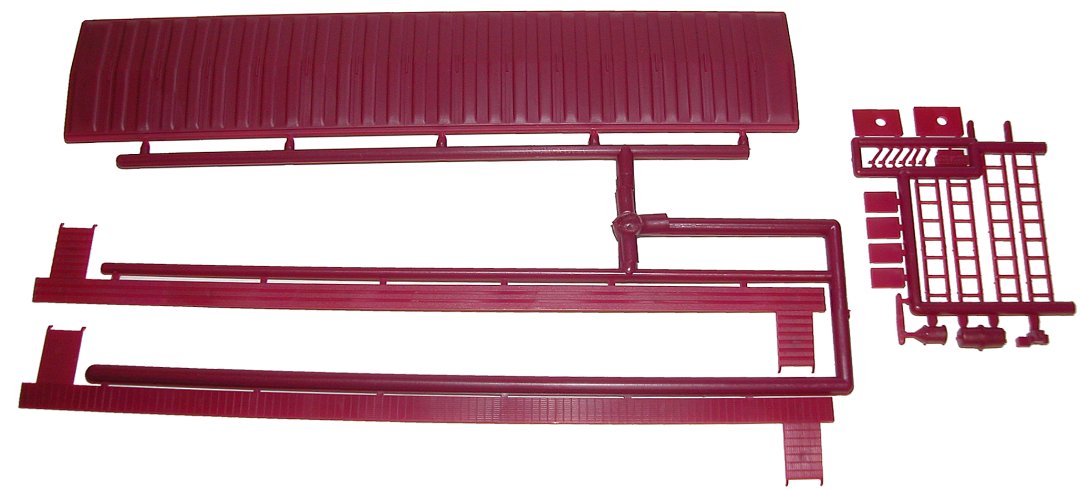 132 50' Boxcar Roof w/Wood & Steel Roofwalks & Details