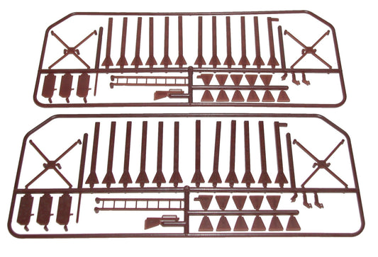 186 Auto Rack Detail Set (2) Mineral Red