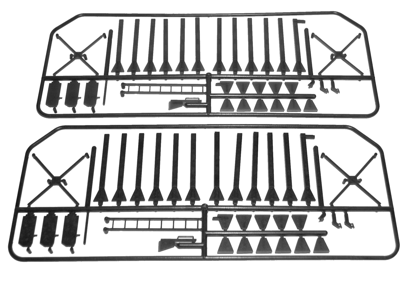 187 Auto Rack Detail Set (2) Black