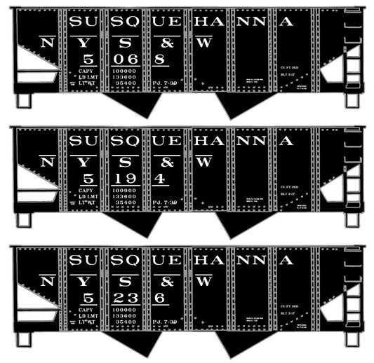 8106 New York Susquehanna & Western 3-Car Set