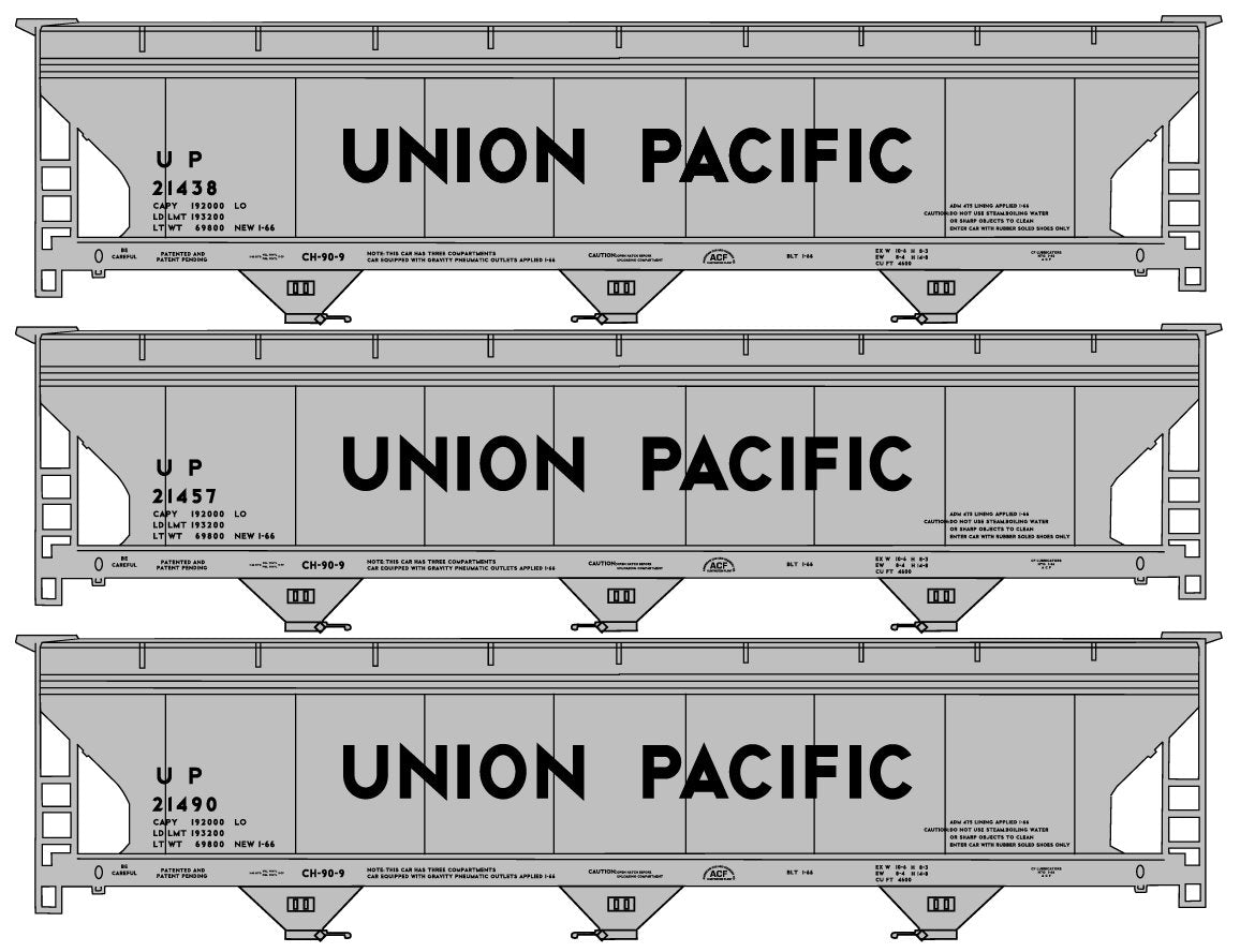 8166 Union Pacific 3-Car Set (Coming Soon)
