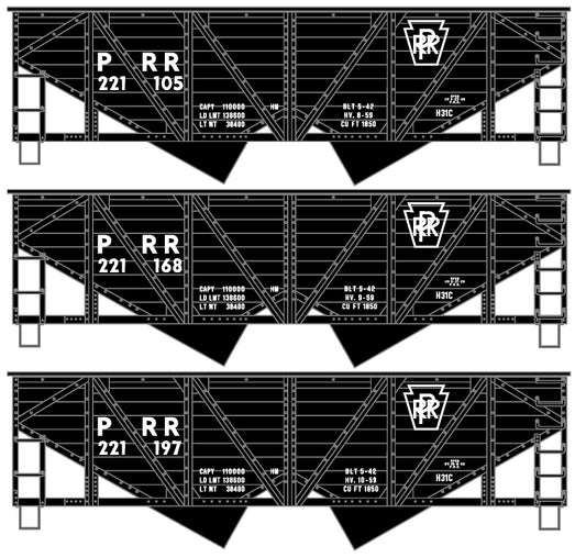 8184 Pennsylvania Wood-Side Twin Hopper 3-Car Set (Coming Soon)