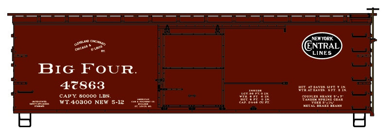 81892 Big Four New York Central 47863 (Coming Soon)