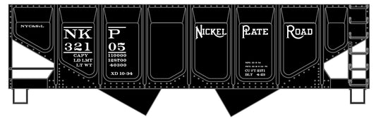 Nickel Plate Panel-Side Twin Hopper