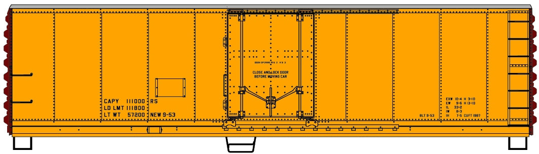 8595 Data Only (Reefer Yellow)