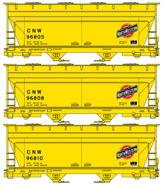 Chicago & North Western 3-Car Set