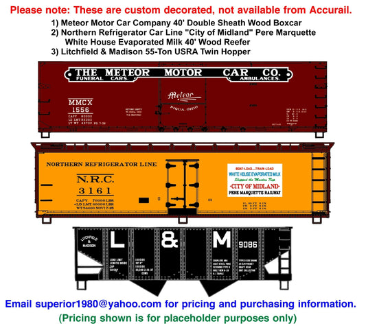 Custom Decorated (Not Accurail Releases)